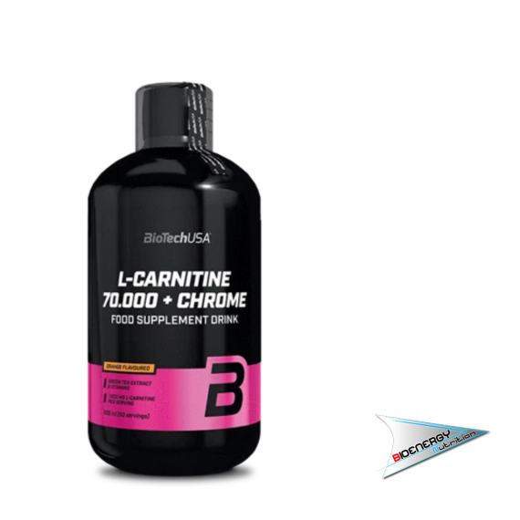 Biotech-L-CARNITINE + CHROME (Gusto Arancia - Conf. 500 ml)     